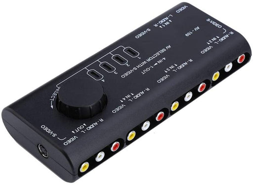 4 In 1 Out AV RCA Switch Box - Syntronics
