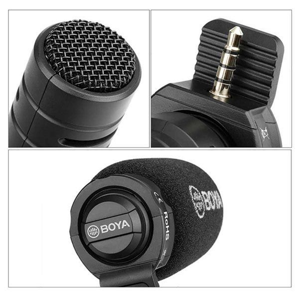 Plug-in Condenser Microphone BOYA BY-A7H - Syntronics