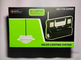 GD-7720 Solar Lighting System - Syntronics