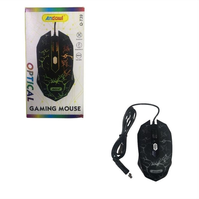 Wired Optical Gaming Mouse Q-T39 - Syntronics