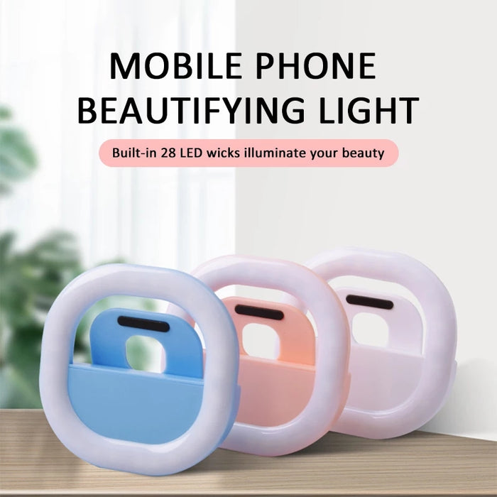Selfie Light for Cell Phones Adjustable Mini Ring Light - Syntronics