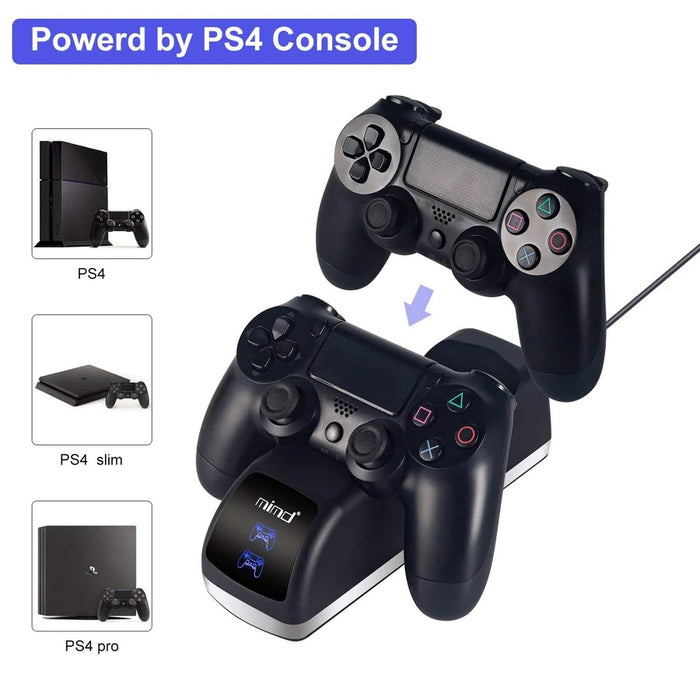 Mind Playstation 4 (PS4) Slim PRO Controller Charging Stand