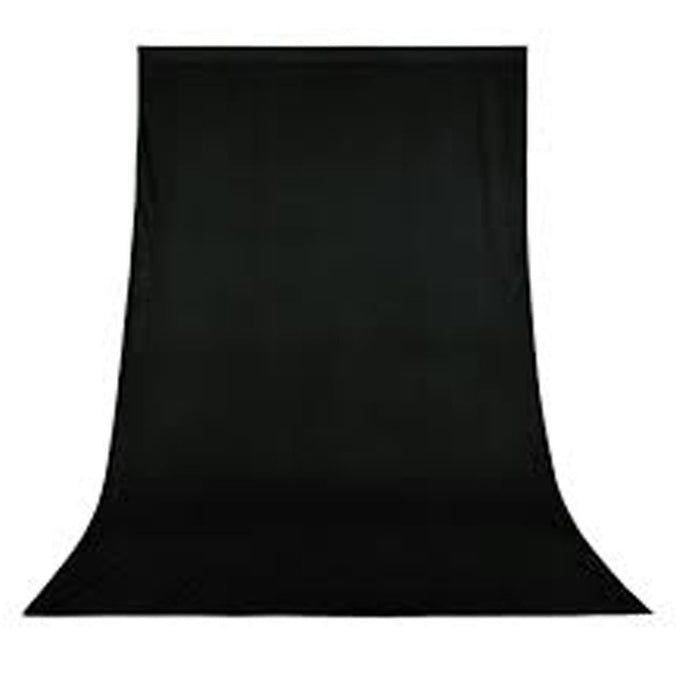 Black 3x3m Muslin Backdrop - Syntronics