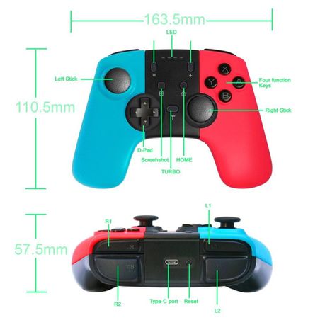Pro Game Pad Controller For Nintendo Switch