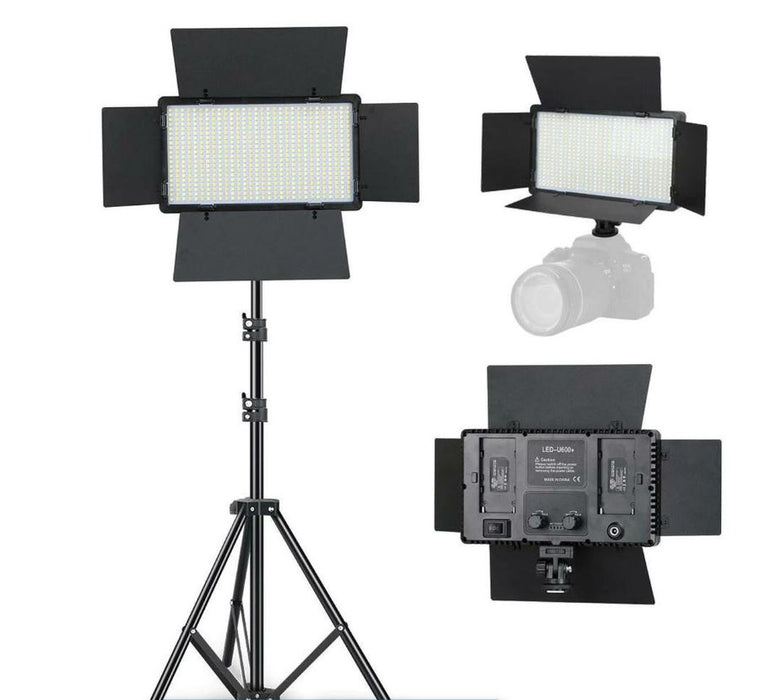 Professional Photo & Video Led Light Kit Varicolor 600-Bulb