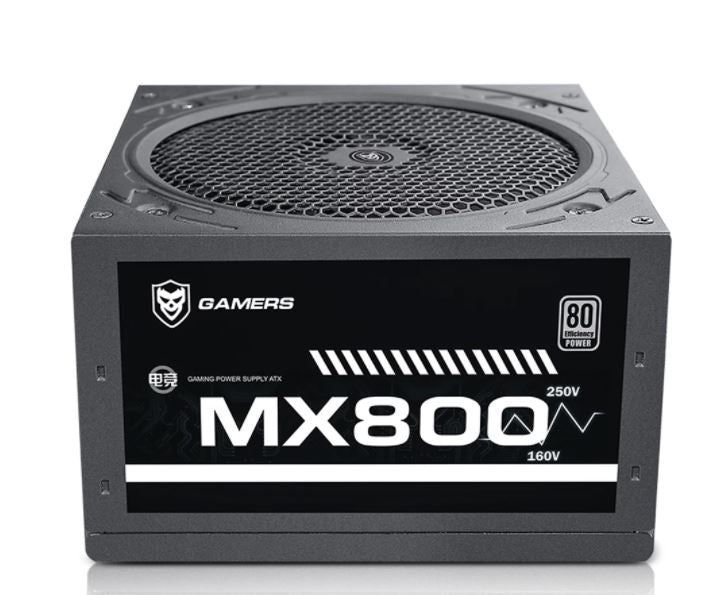 GAMERS MX-800 Gaming Power 800Watts Warcraft Power Source - Syntronics
