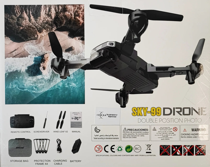 Andowl SKY-99 Wifi HD Camera Foldable Drone