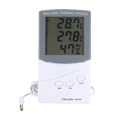 Indoor Outdoor Thermometer with Hydrometer